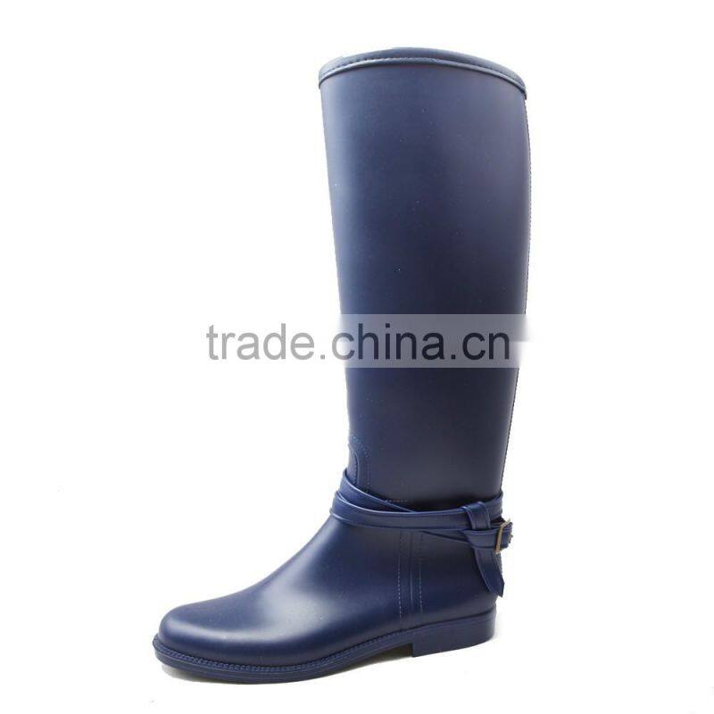 2017 wellington boots pvc rain boots with pu cummerbund