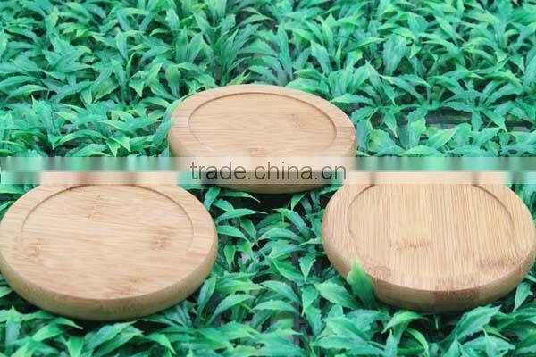 Bamboo tea cup coaster