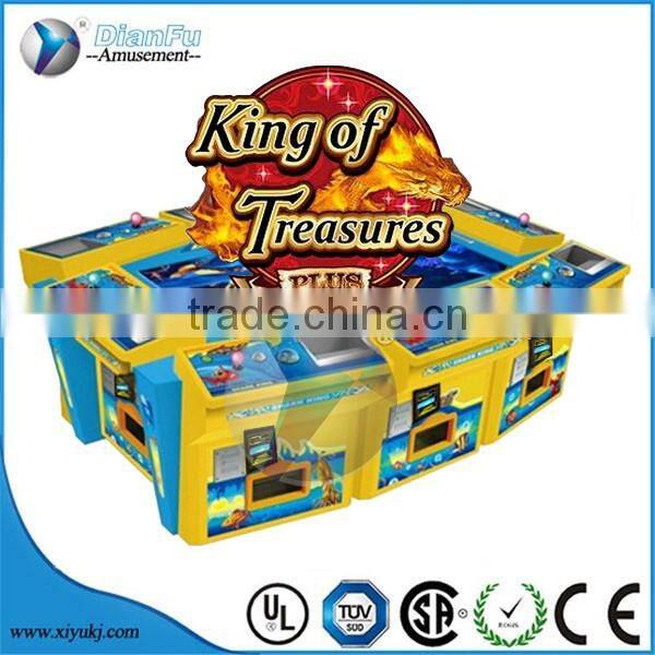 fish hunting game, arcade amusement fishing game machine kit King of treasure plus