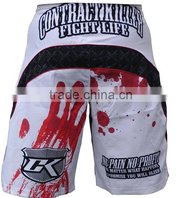 Dery high quality blank mma shorts wholesale made In China 2015