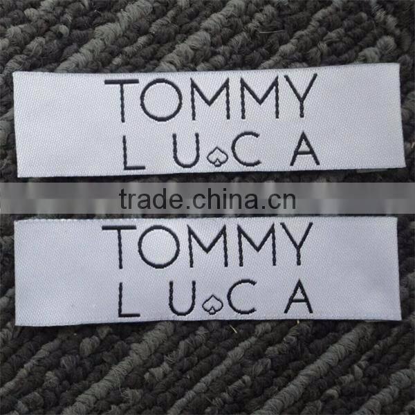 2016 China Hot sales high density garments woven Labels