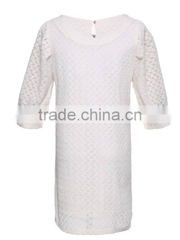 Hot Sale Chinese Manufacturer ladies' pencil neck design cheap winter dresses