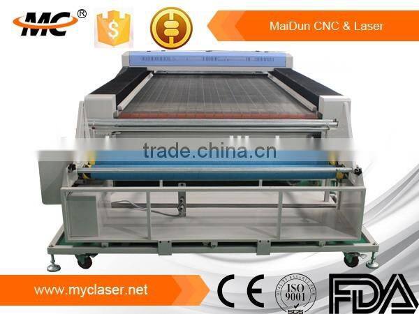 MC1630 leather shoes cnc acrylic fabric softtextile laser cutting machine from Jinan
