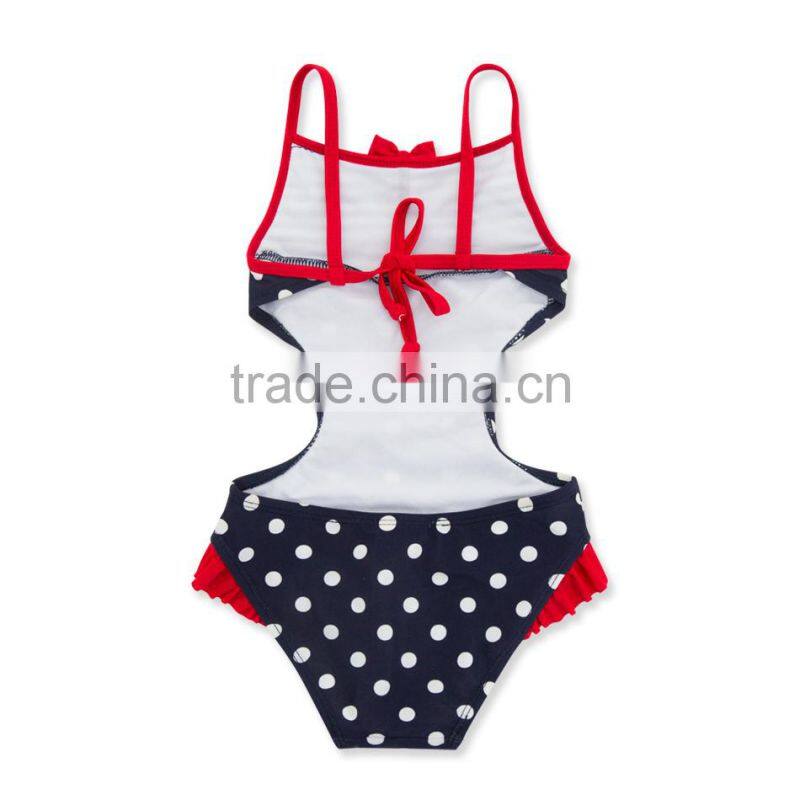 2017 OEM Service One Piece Design Girl Swimwear Kids Beachwear