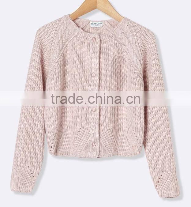 High Quality Child clothes kid sweater baby girl cardigan (BKNB29)