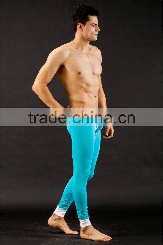 2016 men's New design molticolor Men's underwears brilliancy Warmth long pants