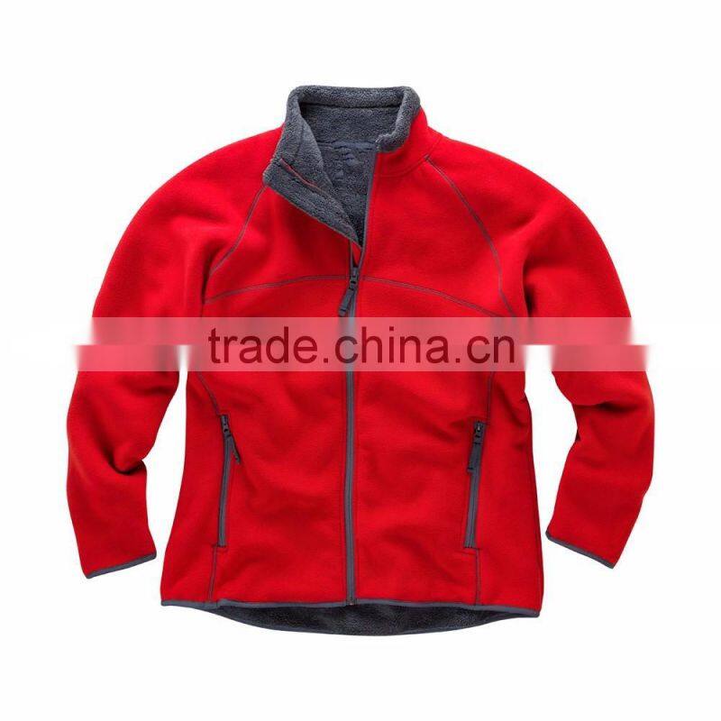 OEM cheap high quality soft warm men winter blank polar fleece jacket