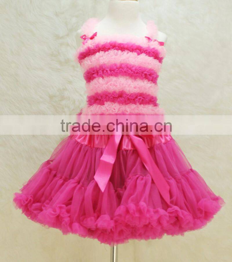 Wholesale tutu fluffy pettiskirt set for girls, small fresh summer wear girl's super fluffy pettiskirt set