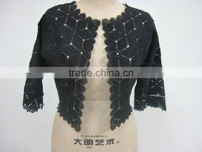 garment manufacturer ladies crochet fashion long sleeve top