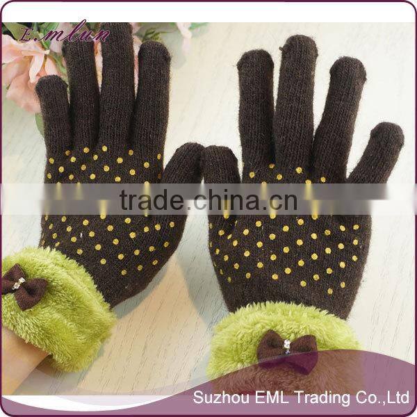 Fashion wholesale funny winter glove girls