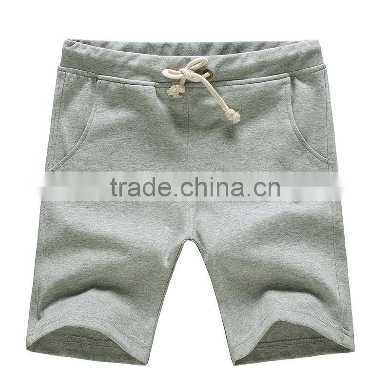 Summer men shorts 100%cotton plain shorts fashion men casual shorts