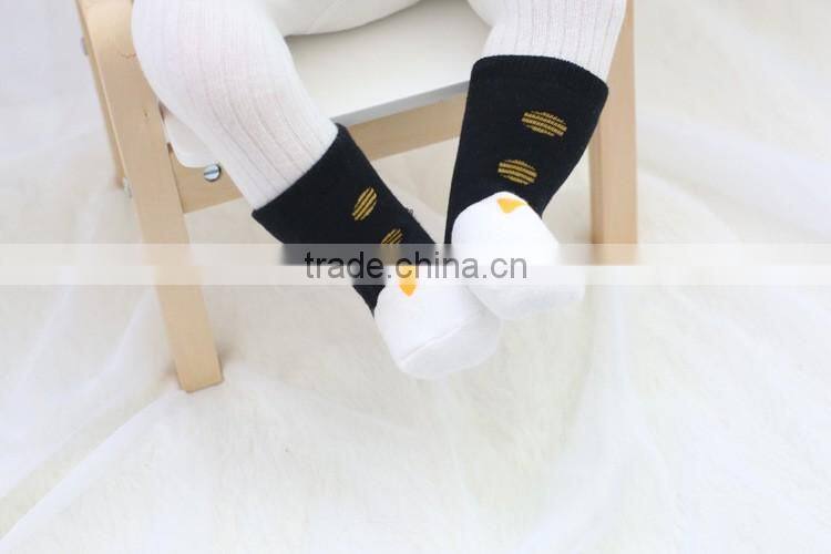 SK1020 Winter tie terry warm casual fashon floor baby socks