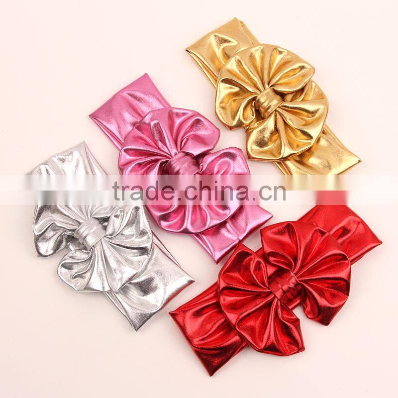 Sequin Bow Elastic Knot Headband Baby Headband Wholesale Shine Korean Headwear