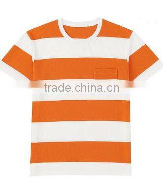 100% cotton colorful wholesale striped t shirt