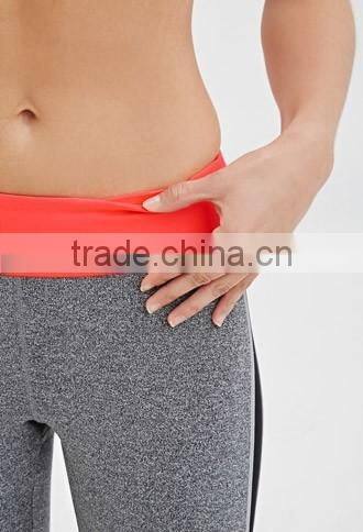 Mesh splicing stretch leggings