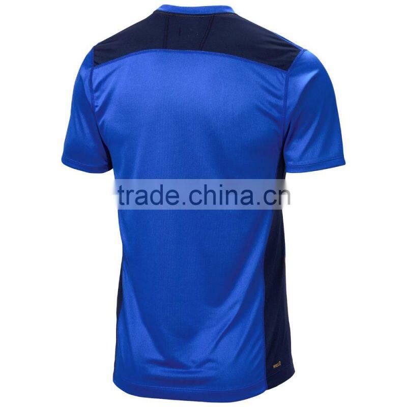 special design polyester technical soft o-neck for men sport t-shirt