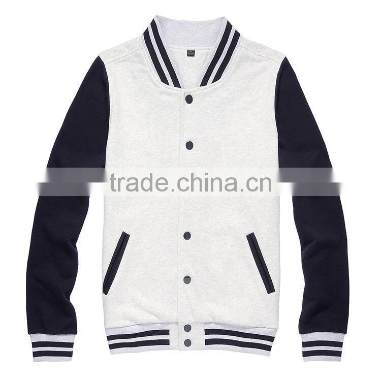 2017 New product fashion men custom longsleeve hoodies