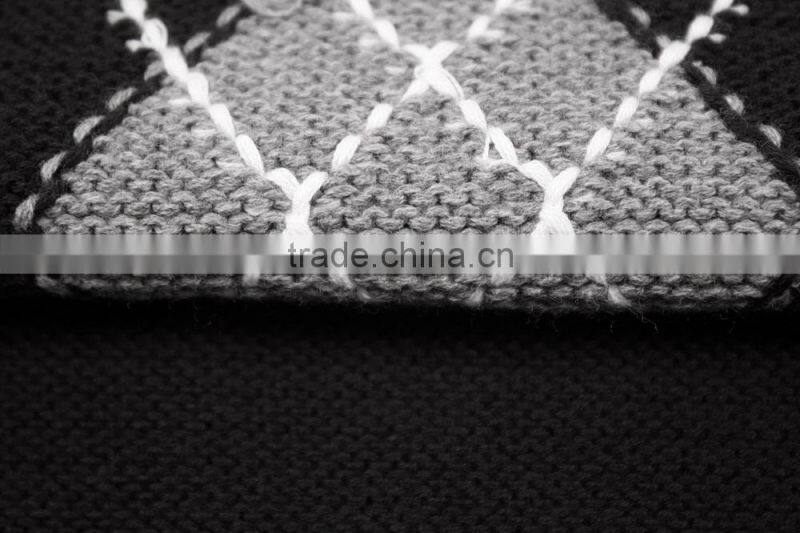 Sleeveless Argyle Top Brand Sweaters Vest For Men