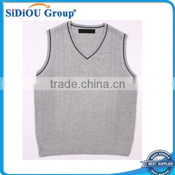 Mens V-neck Latest Design Sweater Wholesale