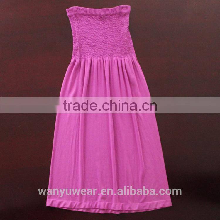 Factory Provide Seamless Streak Hawaiian Dress For Women