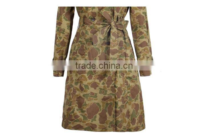 2017 lady's new fashion camouflage softshell windproof jacket for Spring Autumn season