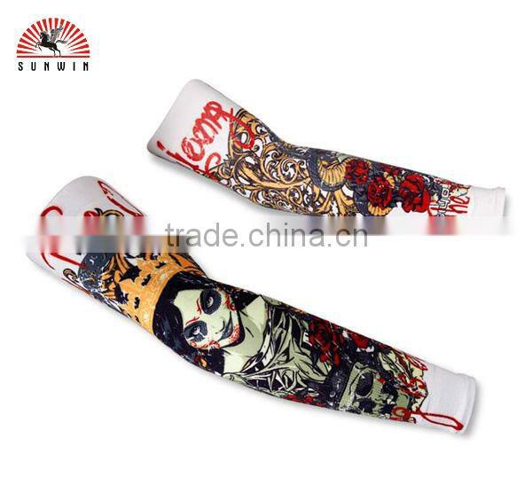 heat slimming Multifunction Cycling Wear Fashion Outdoor Sport Anti-UV Protection Breathable Arm tattoo Sleeve