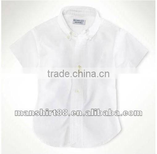 100% cotton kids' shirts embroidered shirts wholesale shirts