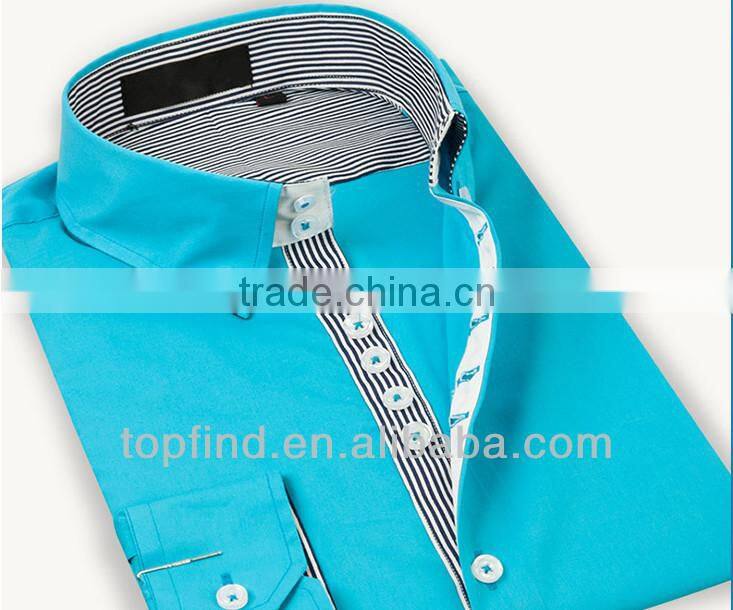 Bright color casual botton shirt