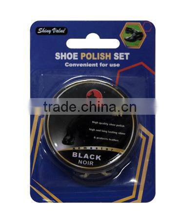 45g black brown neutral waxed non toxic tin shoe polish
