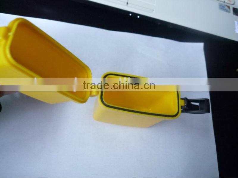 Plastic gift waterproof box/beach pot/colorfull print beach box