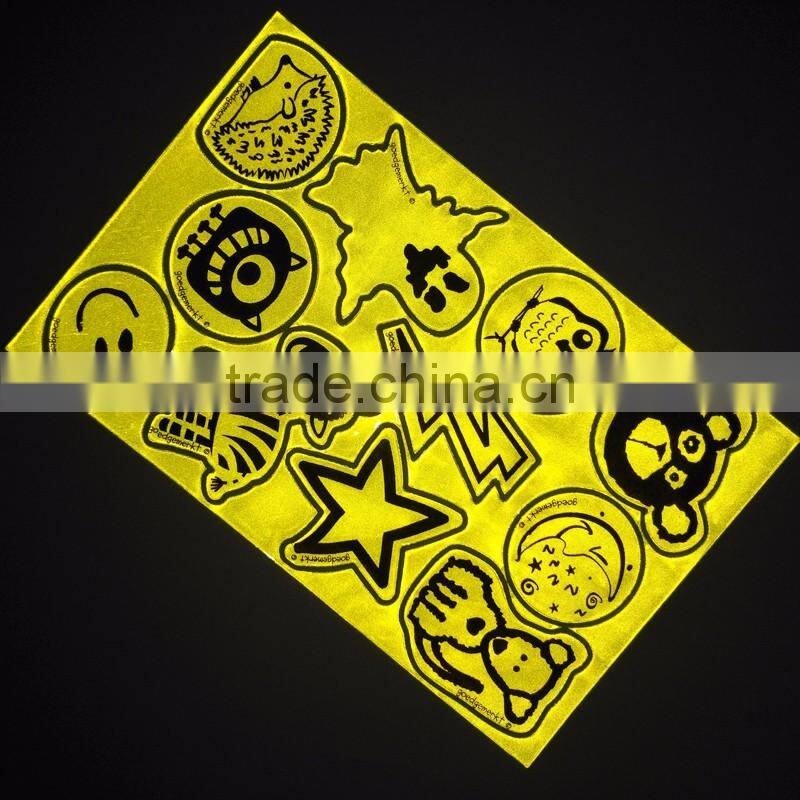 2017 Double layer colorful printing custom opaque adhesive pvc sticker