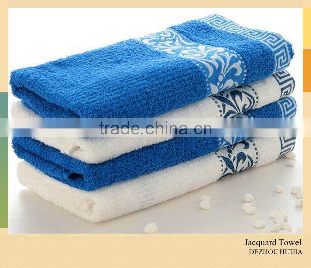 China Fashion Style Bamboo Towel with Jaquard Sport Towel