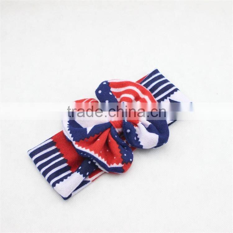 New arrival deer head wraps,turban children girls hair headband,stripe baby headband M5062005