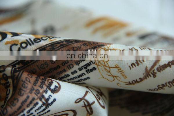 Polyester Scuba Fabric Spandex Printed