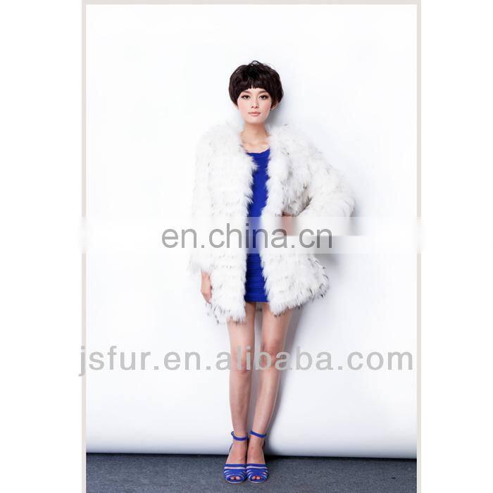 2013 fashion and beautiful noble hotsale in EU real raccoon fur coat