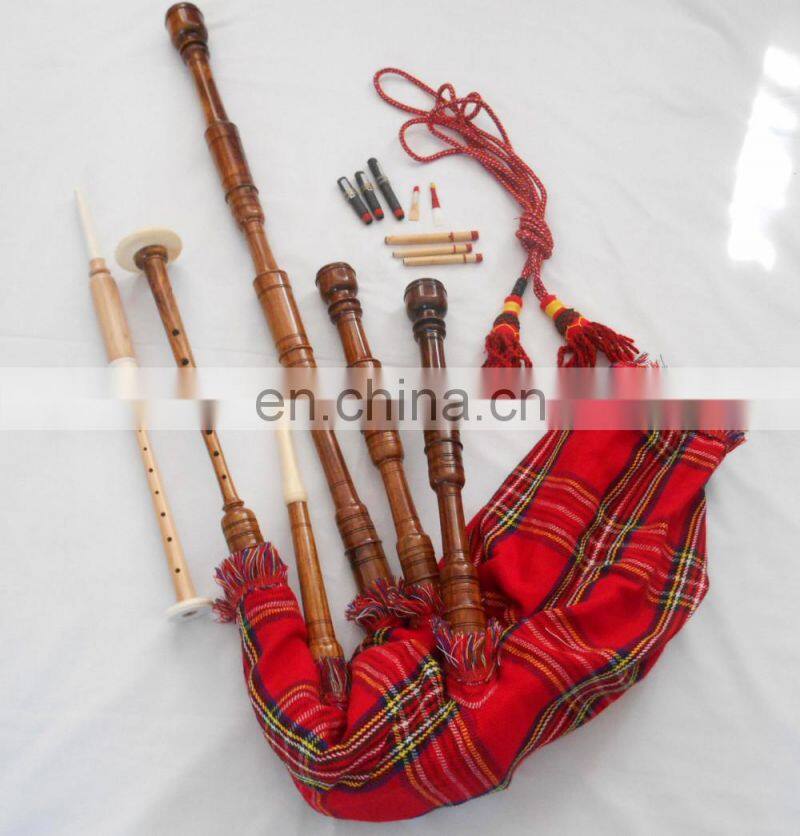 Scottish Highland Bagpipe Rosewood Full Functional