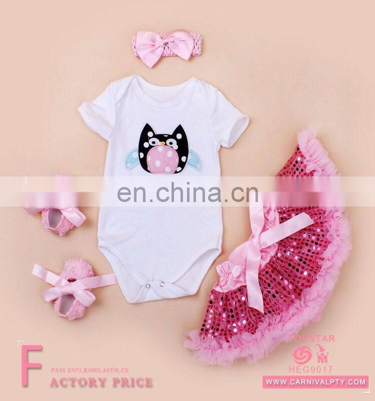 New fashionable baby children kids lace dresses set red cotton long sleeveless skirt +shoes +rosette