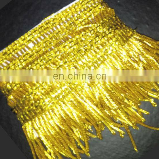 gold / silver bullion wire fringes, 3" 6" and 9" Rayon, Cotton and Metallic Bullion Fringe