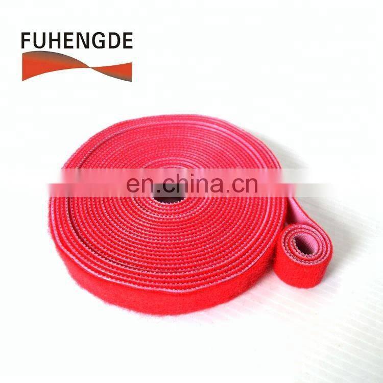 Wholesale colorful double sided hook loop strap back to back hook loop