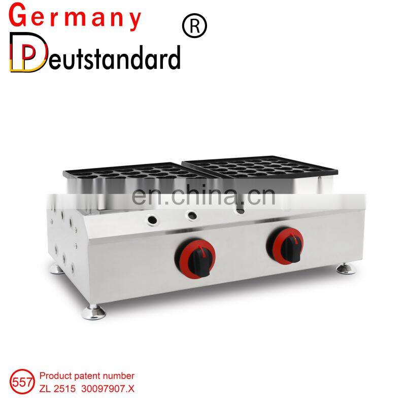 dutch pancake machine 25+25 holes gas pancake maker machine/poffertjes grill