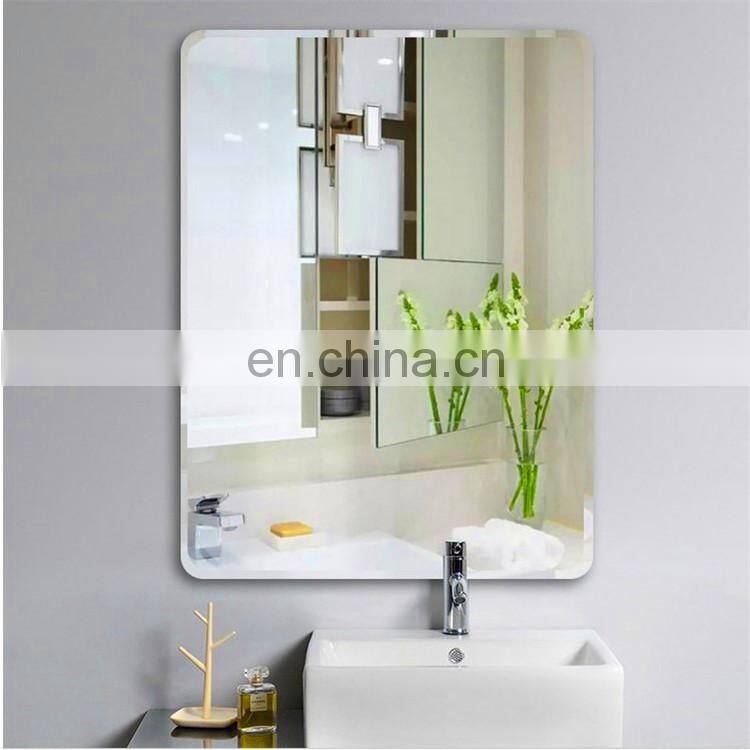 6mm bathroom mirror glass with beveled edge