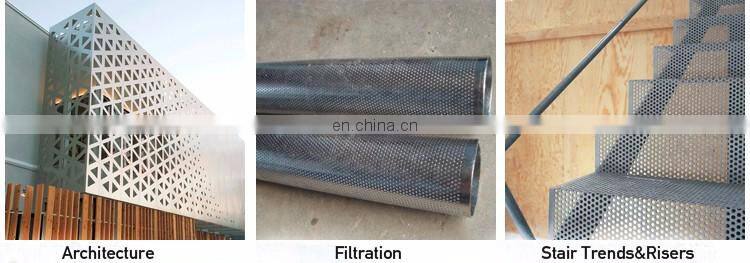 Aluminum decorative perforated metal mesh