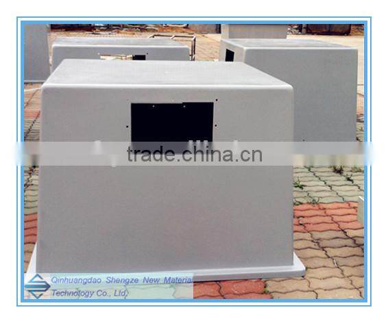 FRP hand lay-up battery cabinet / fiberglass Battery compartment /accumulator tank