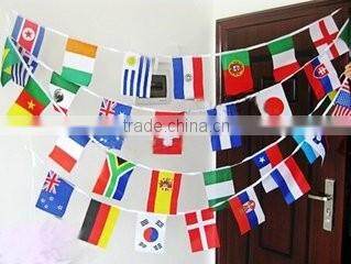 decorative flags on string