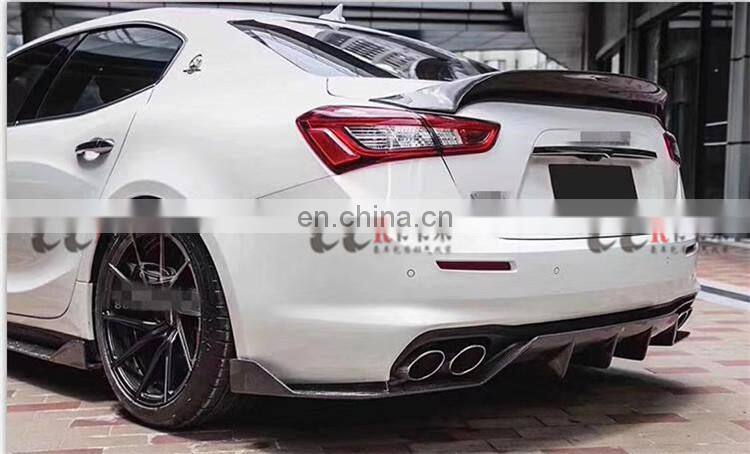 2018-2019 CQCV style body kit suitable for Maserati GHIBLI carbon fiber front lip rear lip rear spoiler side skirts auto tunning