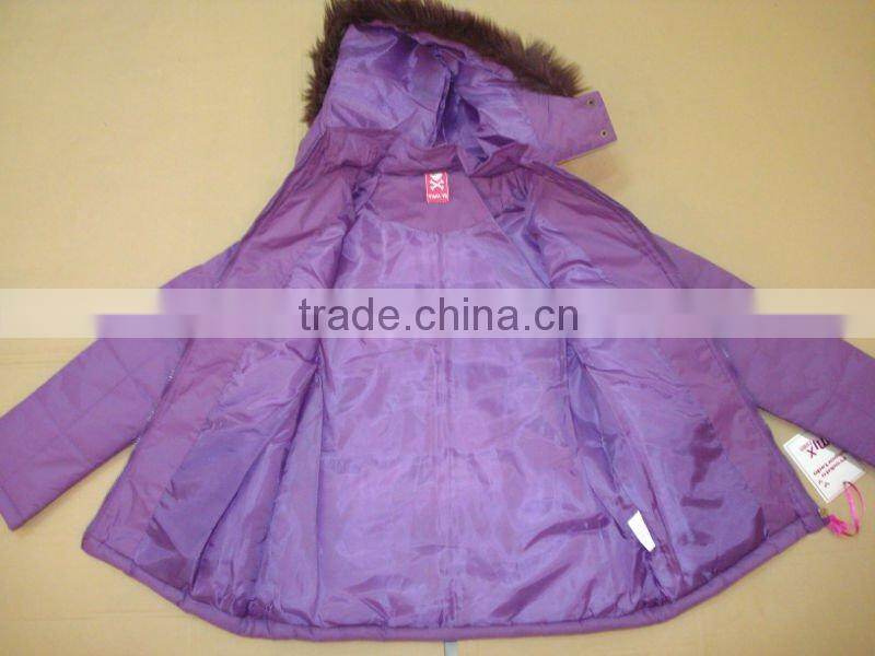 Girls padded jackets WITH NICE FUR !