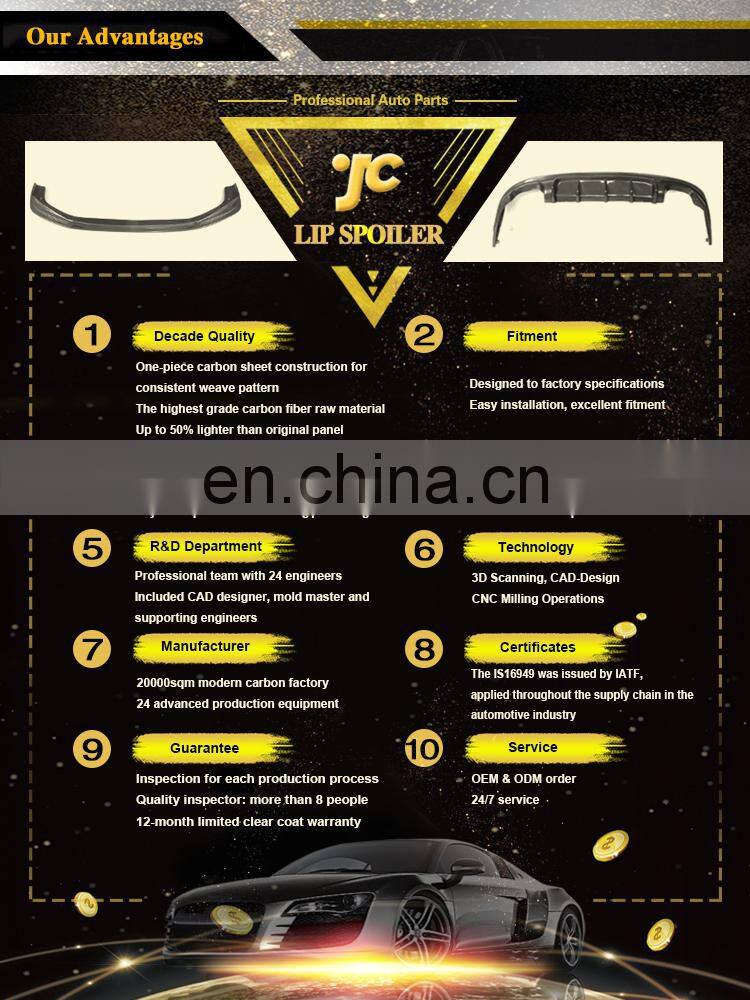 Full Carbon Fiber M3 M4 Side Skirts Extinsion for BMW F80 M3 Sedan F82 F83 M4 Coupe 2012-2017