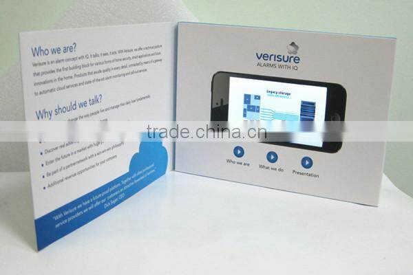 2.4inch mini video business card,video name card,business invitation card,name video card