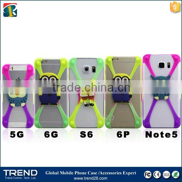 New arrival fit for 1~6 inches color changing color fading gradient color silicon bumper case
