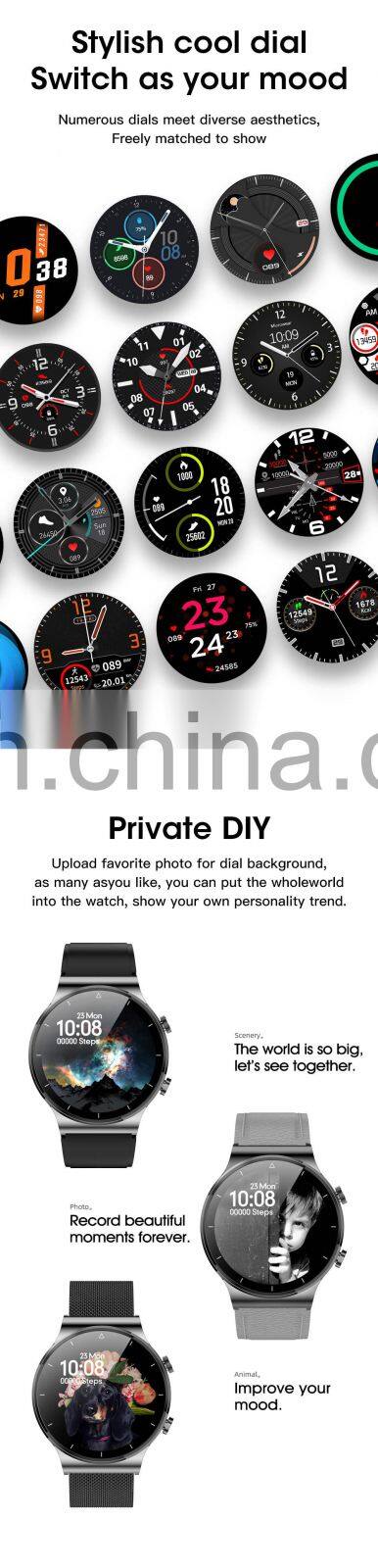 M2 Men BT Call Smartwatch IP68 Waterproof Heart Rate Health Sports Smart Watch Wireless Charging
